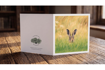 Brown Hare Greeting Card